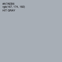 #A7AEB6 - Hit Gray Color Image